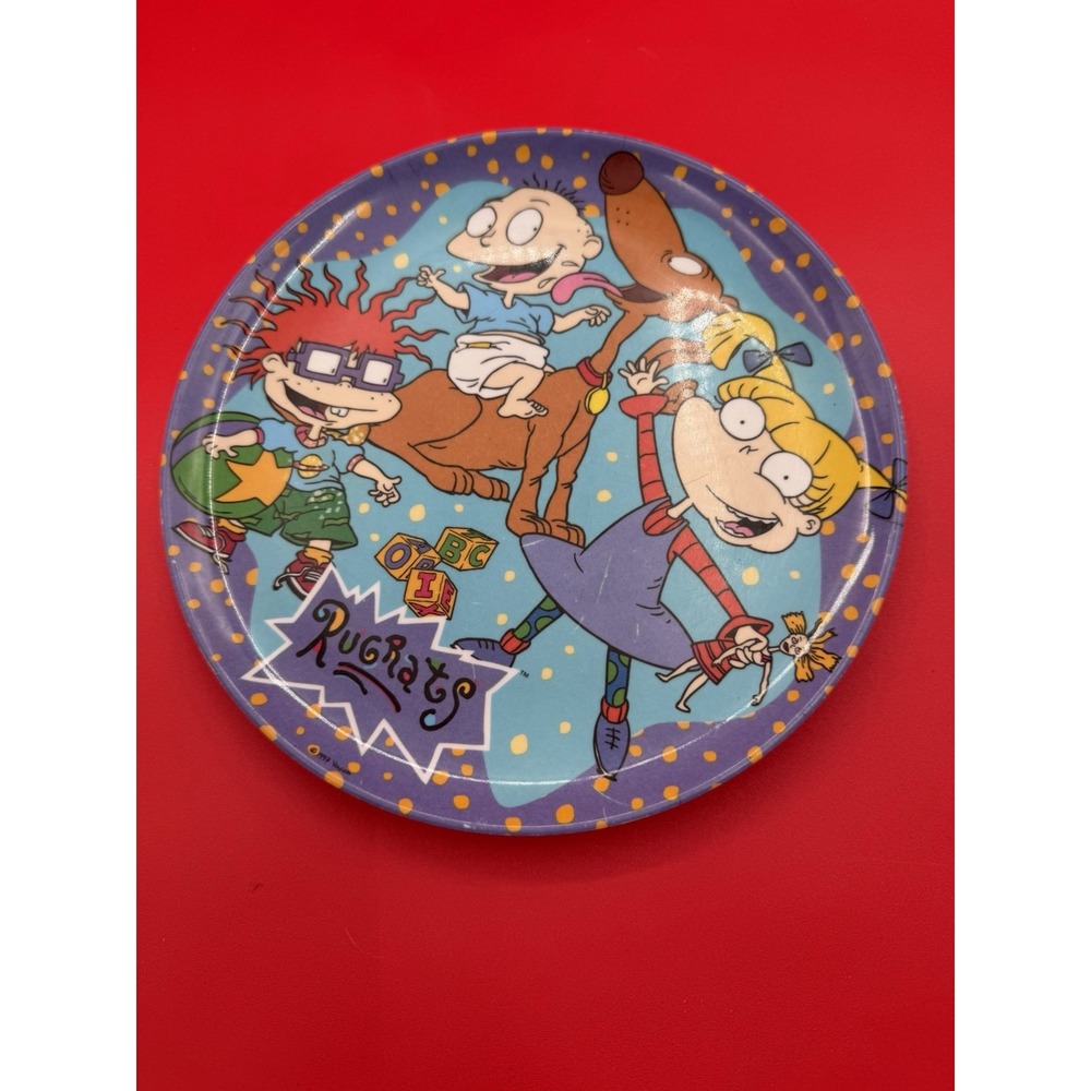 Rugrats Nickelodeon Viacom 1997 Plastic Plate 8" Vintage Zak Designs